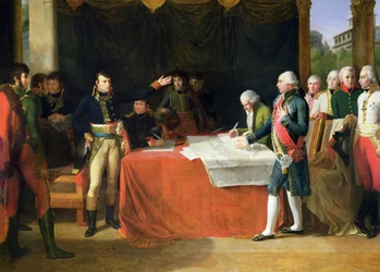 Preliminares de la paz firmados en Leoben, 17 de abril de 1797